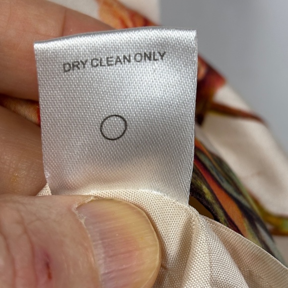 Women LongSleeve Silk Mini Shift Dress Sz L Birds 12Th Street by Cynthia Vincent - Picture 9 of 16